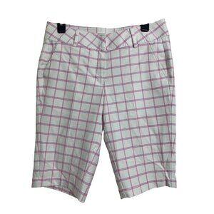 🔥SALE🔥Tommy Armour Dri-Logic Golf Bermuda Plaid Shorts Size 6